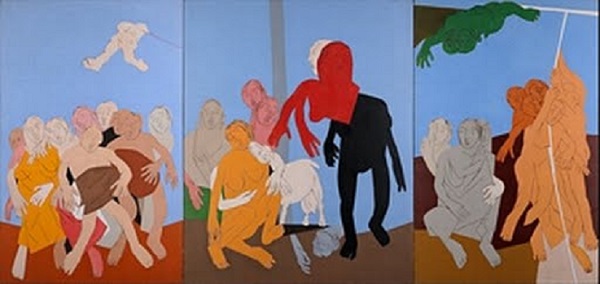 Santiniketan triptych series